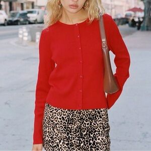 Princess Polly Vibrant Red Cardigan